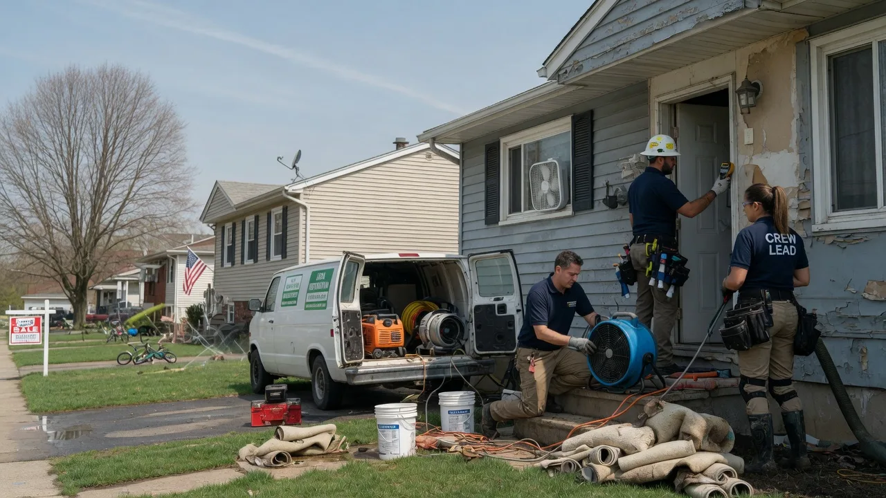Flood Cleanup in Minersville, PA near me